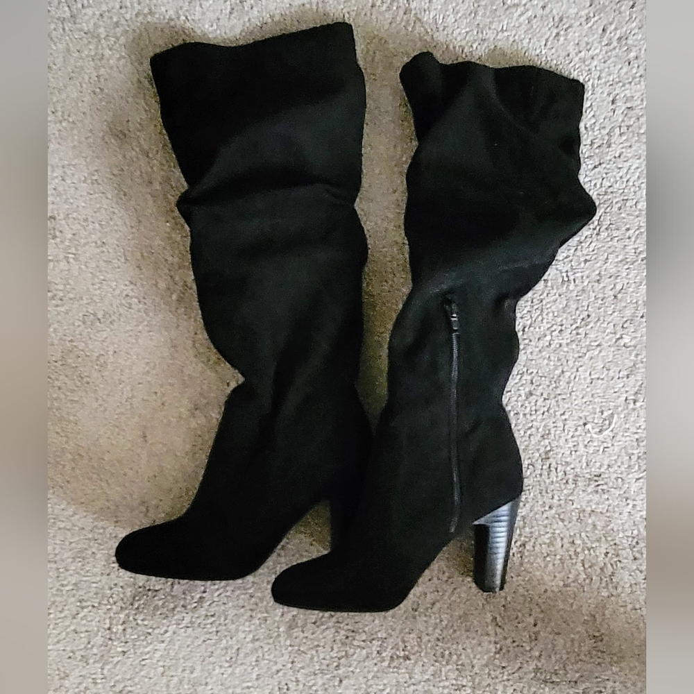 Kelly & Katie Black Knee-high Boots Size 7